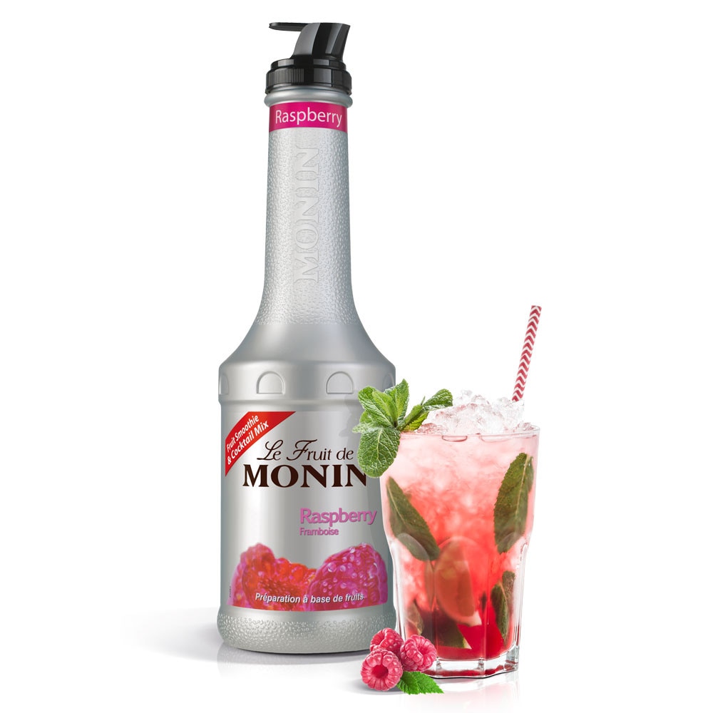 Monin Fruit Mix - Raspberry - 1L Plastic